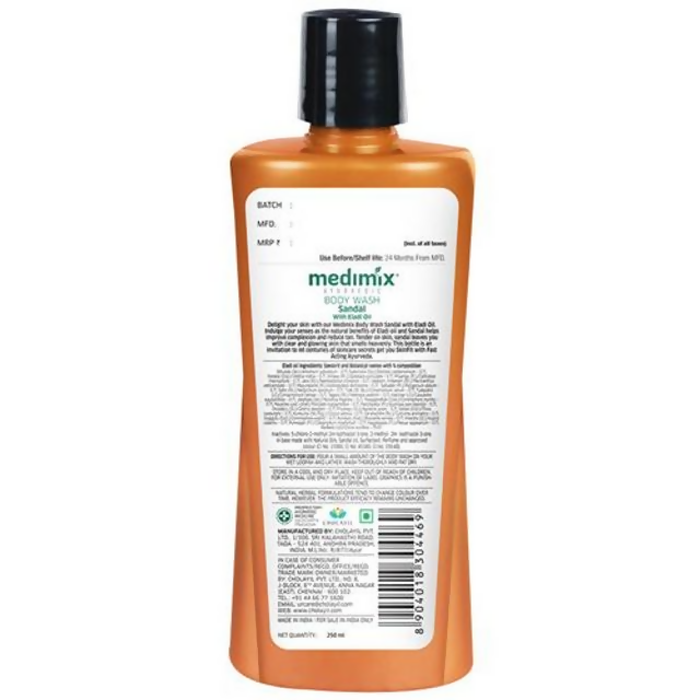 Buy Medimix Ayurvedic Sandal Body Wash With Eladi Oil from DrMediCart, Ship from India to USA