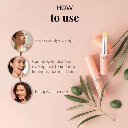 DHC Beauty Lip Cream (Lip Balm) For Dry Chapped Lips - Day Long Moisturizing Lip Mask