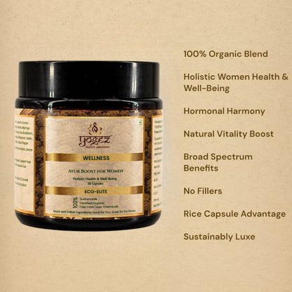 Yogez Ayur Boost for Women- A Herbal Supplement for Holistic Health
