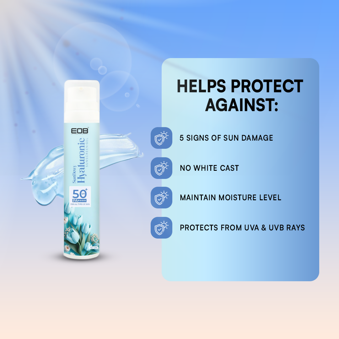 EOB SPF 50 PA+++ Mineral Sunscreen Gel