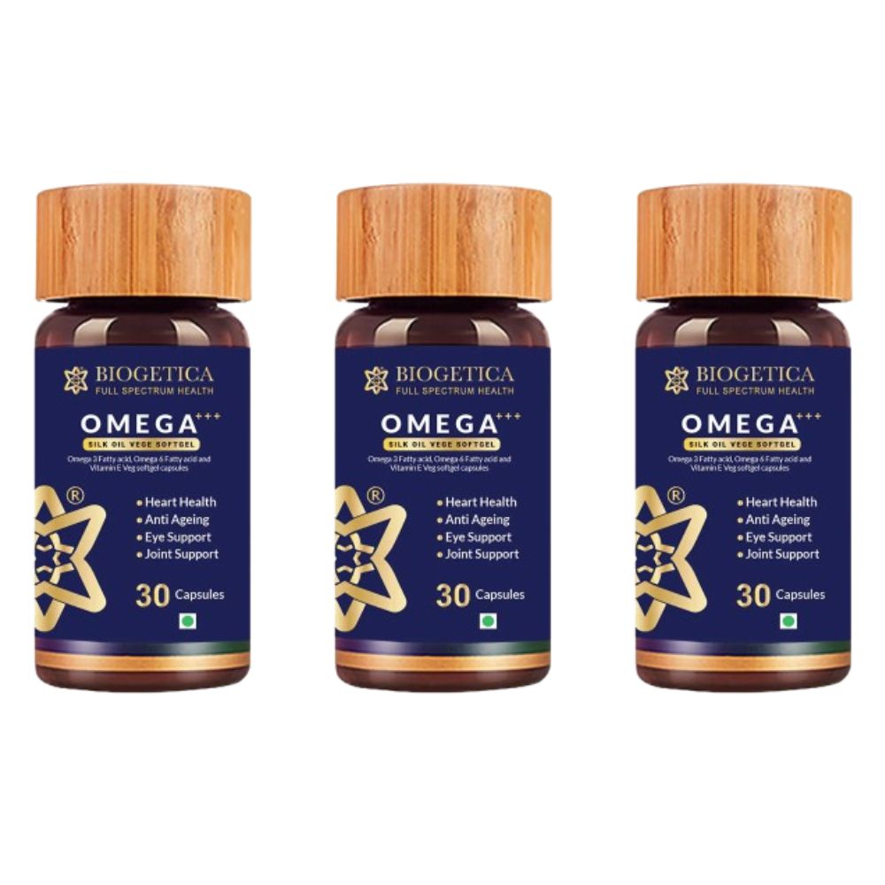 Biogetica Omega+++ Silk Oil Vege Softgel Capsules