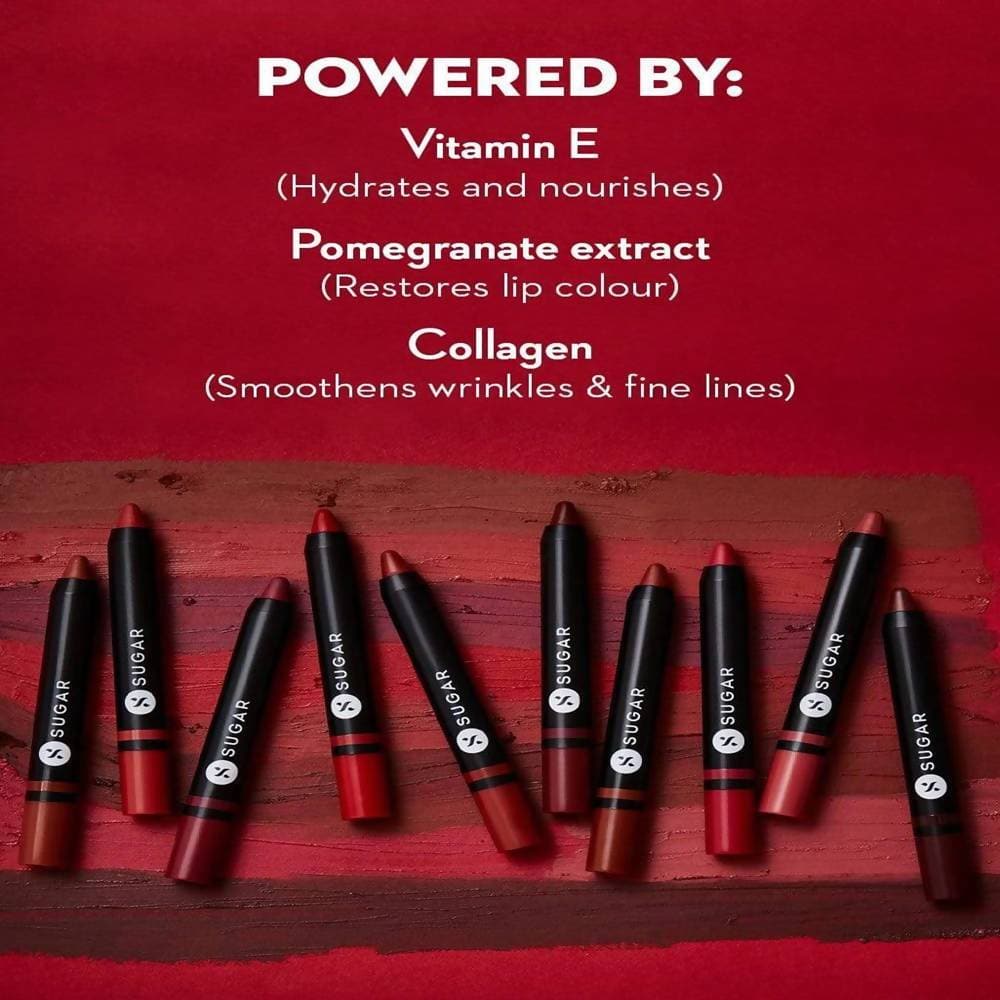 Sugar Plush Crush Creme Crayon - Berry Belle (Berry Red) - DrMediCart