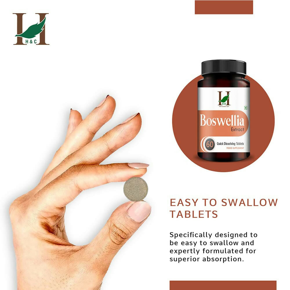 H&C Herbal Boswellia Extract Quick Dissolving Tablets