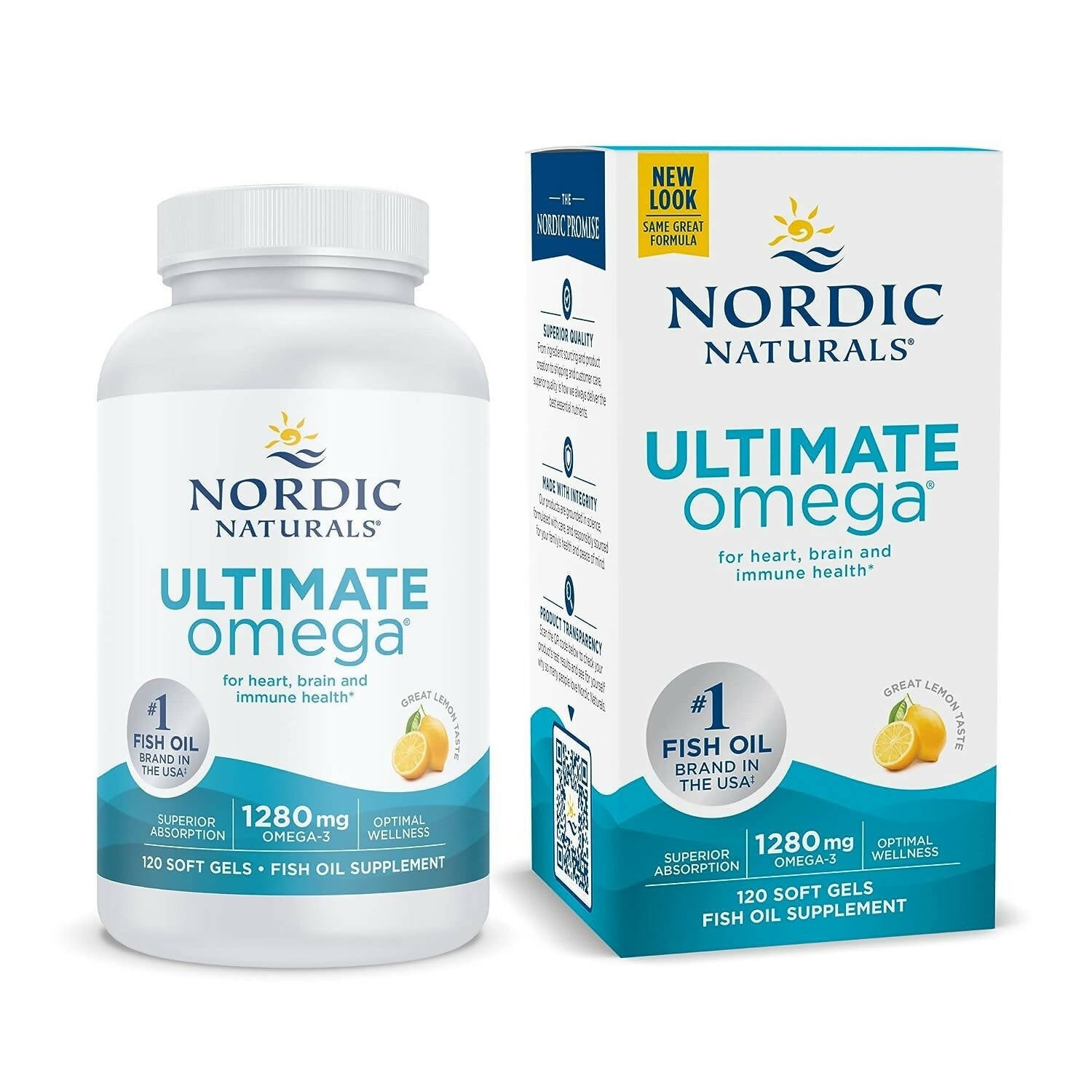 Nordic Naturals Ultimate Omega 3 Fish Oil Softgels