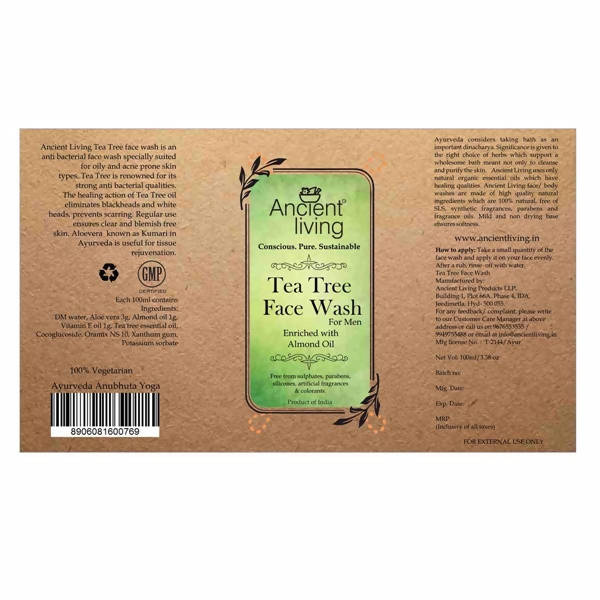 Ancient Living Tea Tree Face Wash - DrMediCart