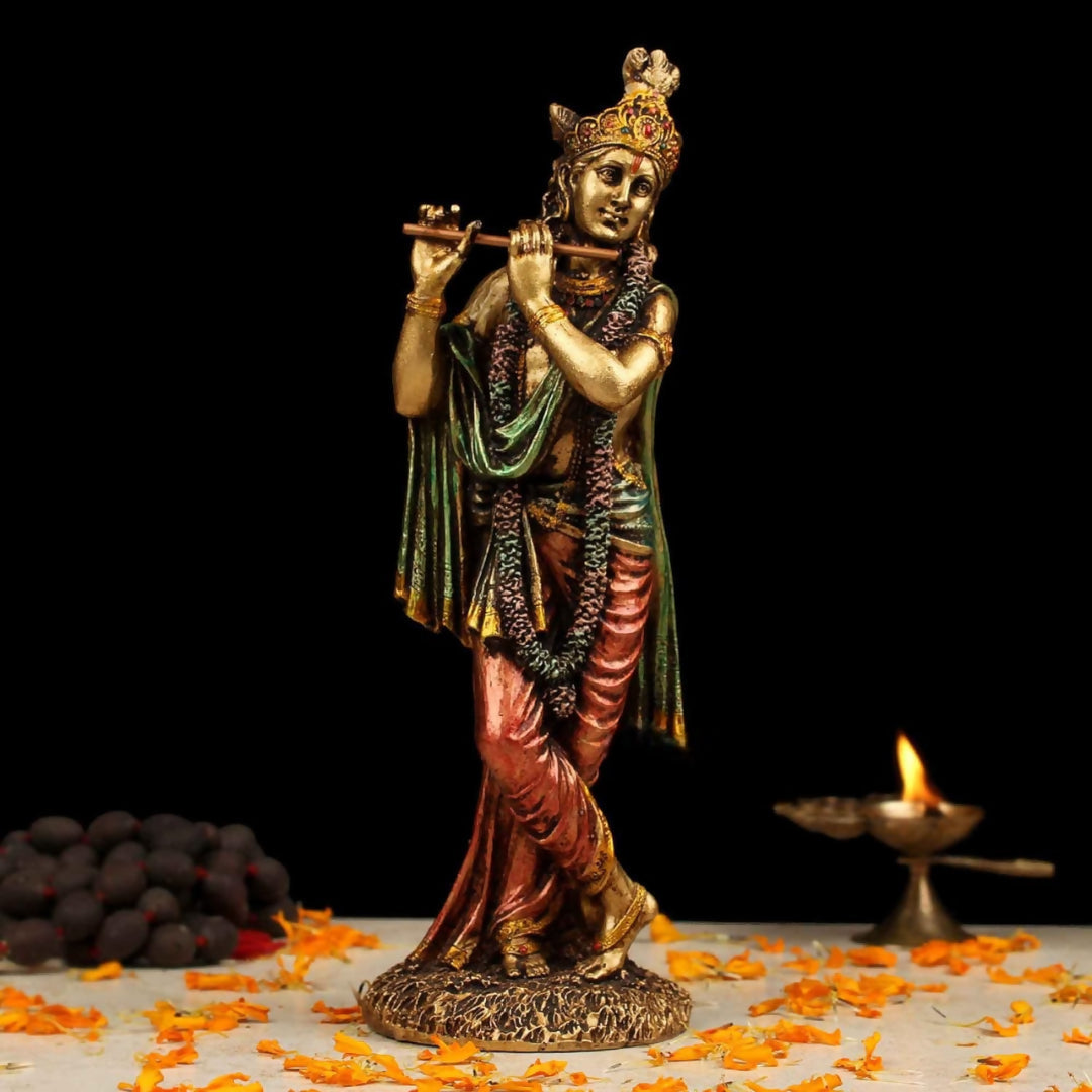 Buy Profound Craft Resin Lord Krishna Idol