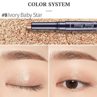 Etude House Bling Bling Eyeshadow Stick - 8 Ivory Baby Star (21)