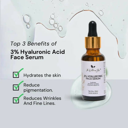 The Wellness Shop 3% Hyaluronic Face Serum - Drmedicart