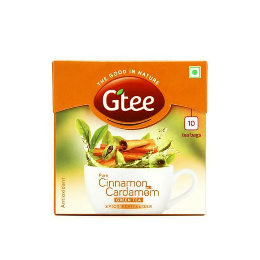 Gtee Green Tea Bags - Cinnamon & Cardamom 10pc