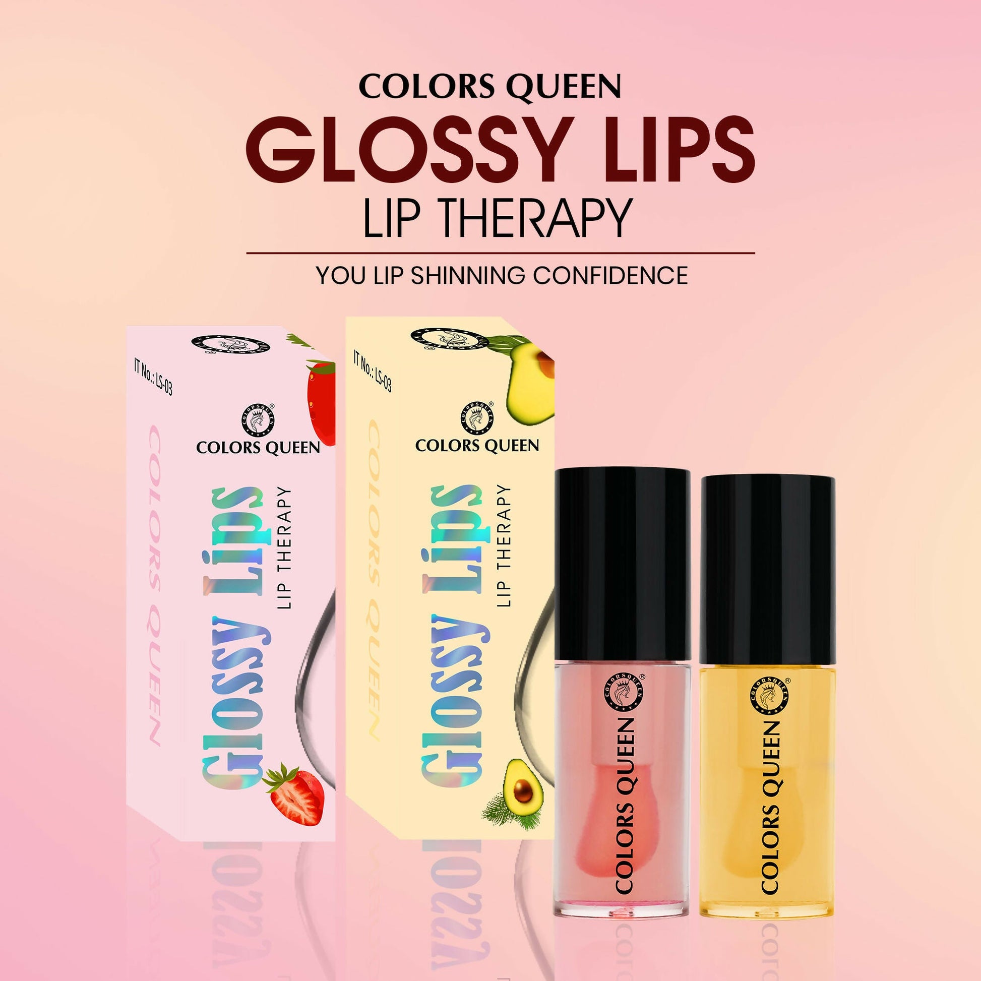 Colors Queen Glossy Lips Lips Therapy - Avocado
