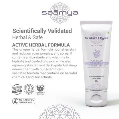 Saamya Pure Blush Herbal Peel Off Mask