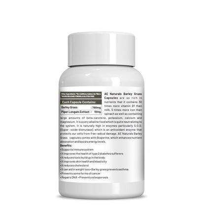Ae Naturals Barley Grass Capsules