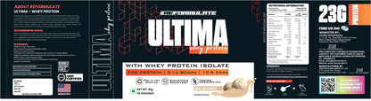 Reformulate I Isoform I Whey Isolate I Your Daily Meal Replacement Formula I 27G Protein | 6.1G BCAA | 12.9G EAA | O g Sugar - Chocolate