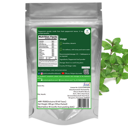 Nxtgen Ayurveda Peppermint Leaves Powder