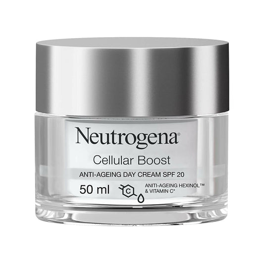 Buy Neutrogena Cellular Boost Anti-Aging Day Cream SPF20 from DrMediCart, Ship from India to USA