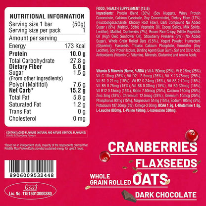 RiteBite Max Protein Daily Choco Berry Bar