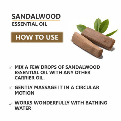 Skiura Nature 100% Natural Sandalwood Essential Oil
