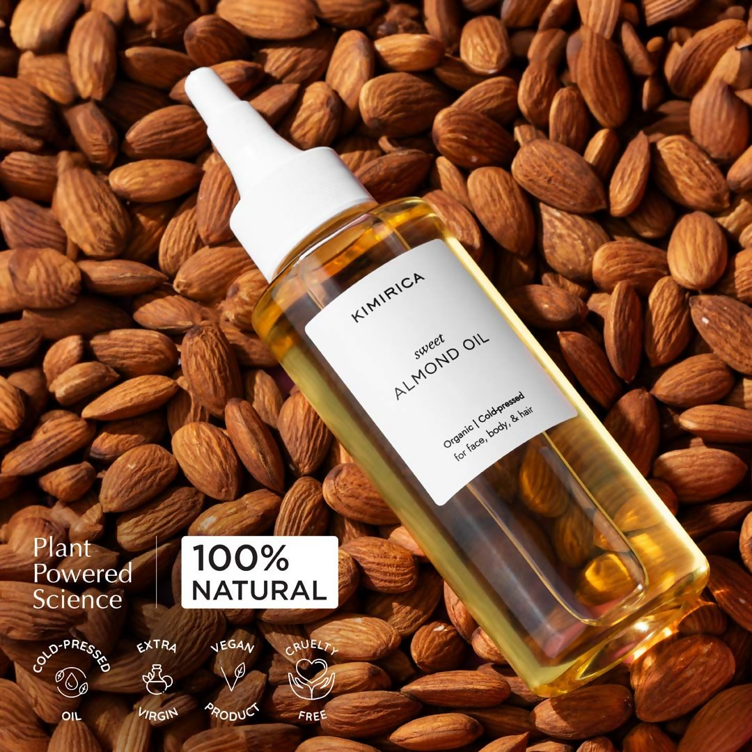 Kimirica Sweet Almond Oil For Hair & Glowing Skin
