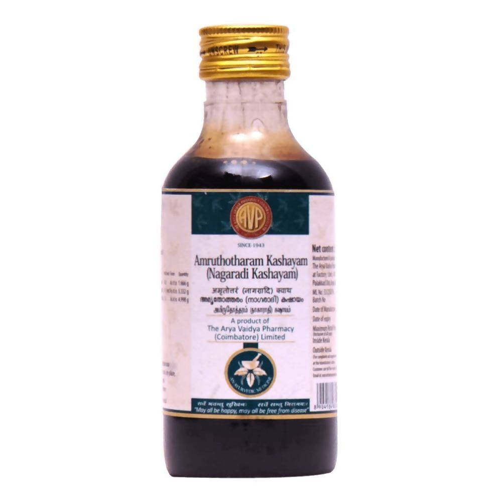 Buy AVP Ayurveda Amruthotharam (Nagaradi) Kashayam from DrMediCart, Ship from India to USA