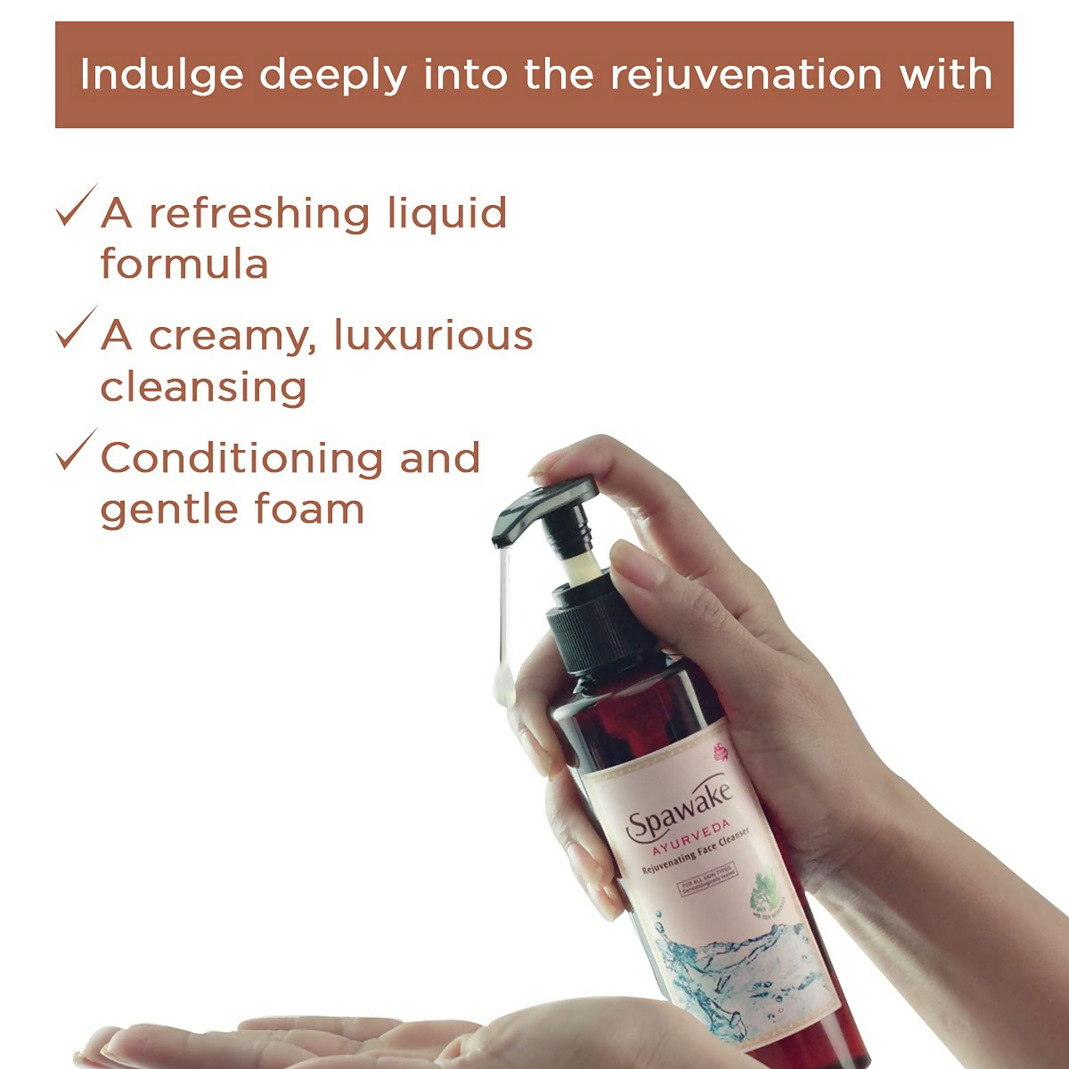 Spawake Ayurveda Rejuvenating Foaming Face Wash