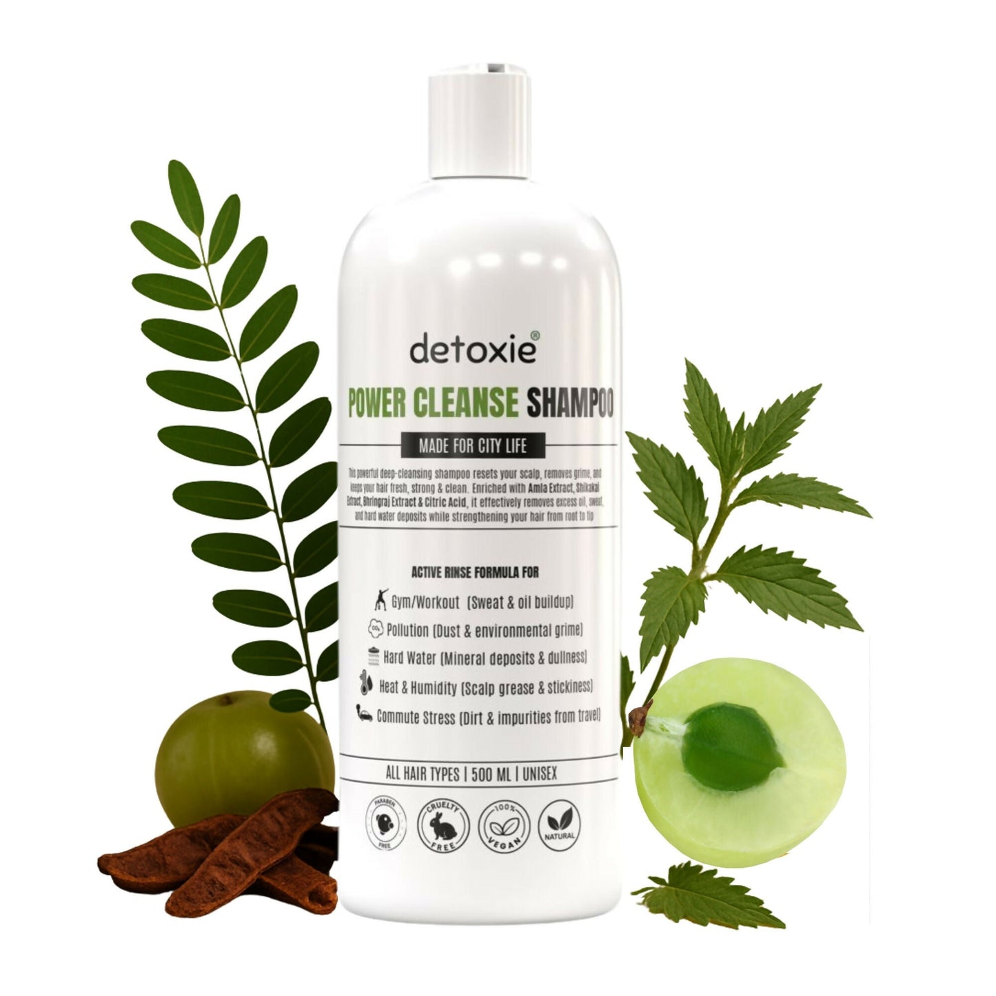 Detoxie Power Cleanse Shampoo