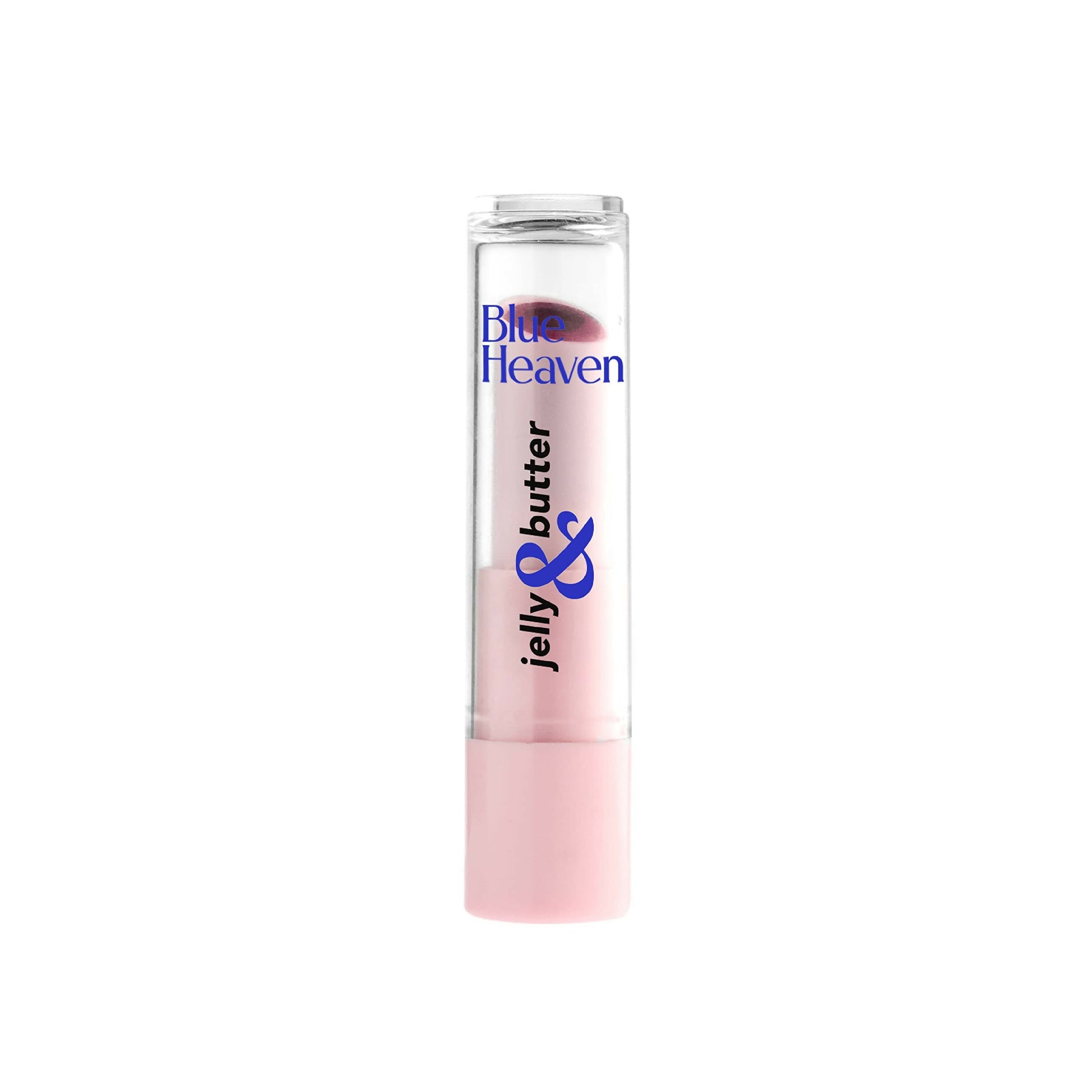 Blue Heaven Jelly & Butter Lip Balm - Pink Rose, infused with Shea Butter & Vitamin E, Fades Pigmentation