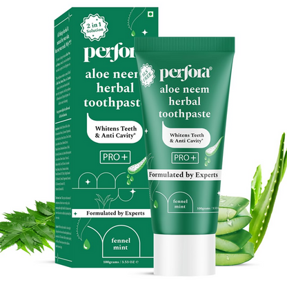 Perfora Aloe Neem Herbal Toothpaste - Fennel Mint