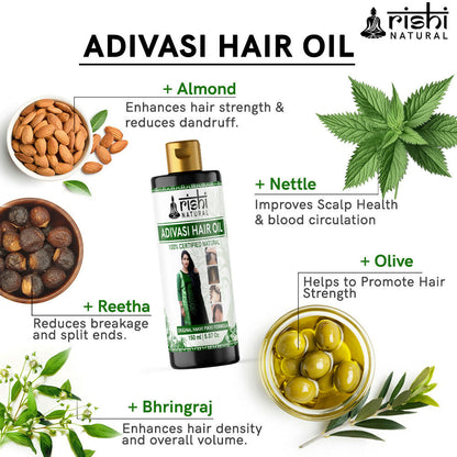 Rishi Natural Adivasi Hair Oil