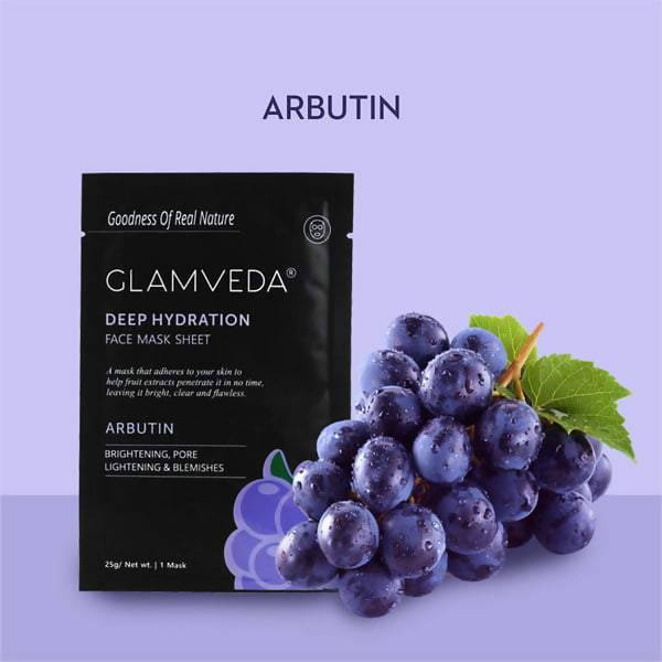 Glamveda Arbutin Anti Pigmentation & Brightening Sheet Mask