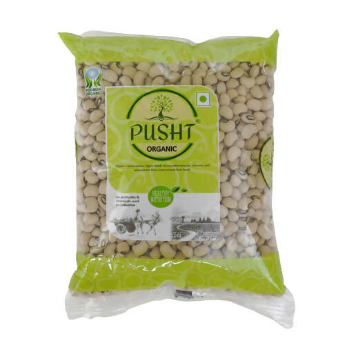 Buy Pusht Organic White Lobia Beans (Cow-Peas) from DrMediCart, Ship from India to USA