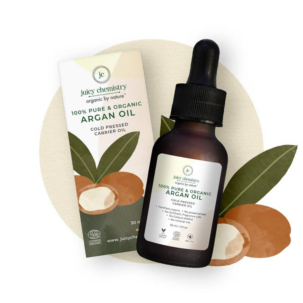 Juicy Chemistry Pure & Organic Argan Cold Pressed Carrier Oil