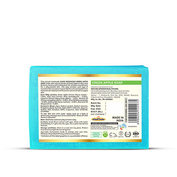 Khadi Organique Green Apple Soap