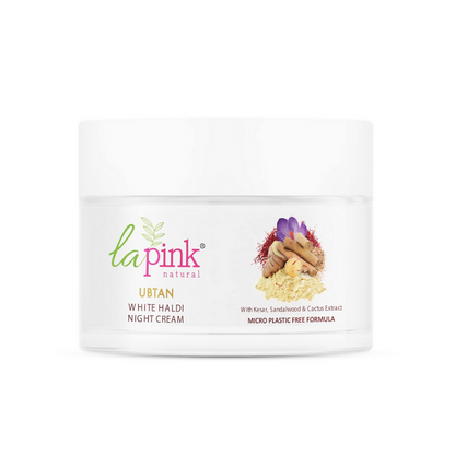 La Pink Ubtan White Haldi Night Cream