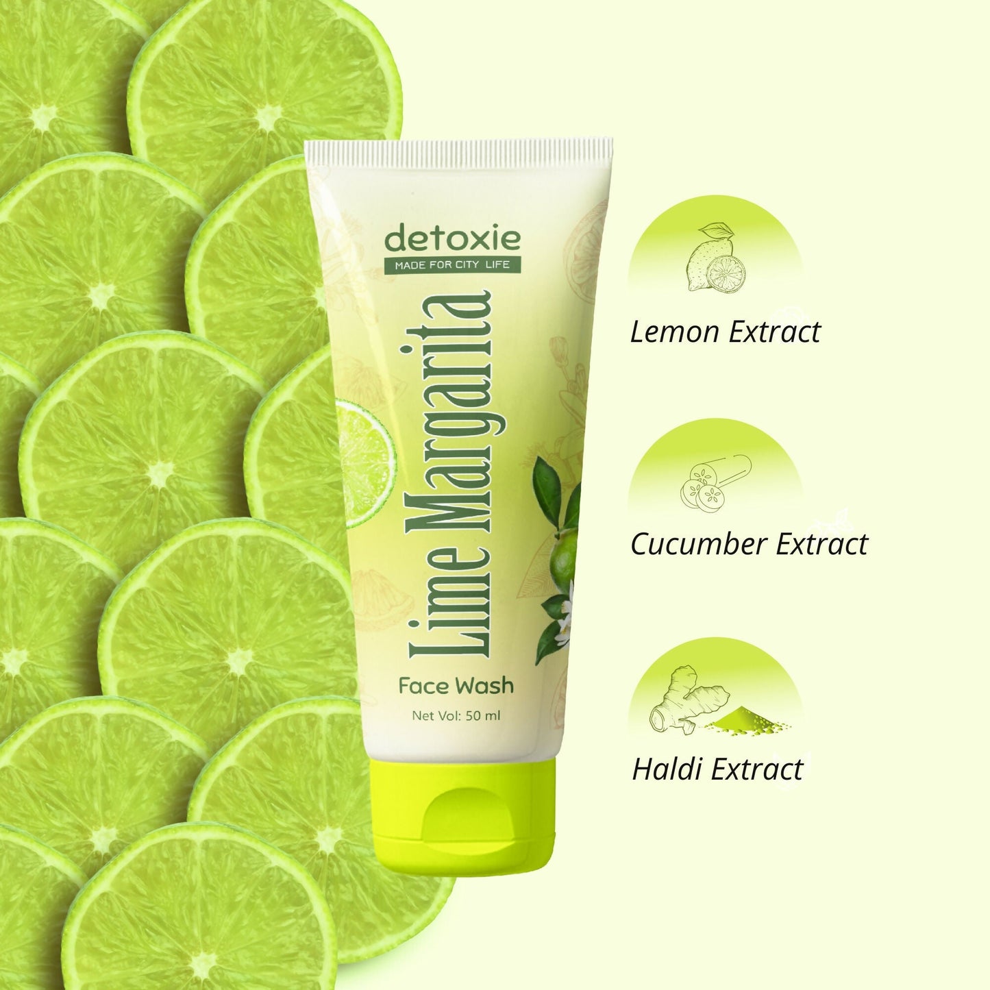 Detoxie Lime Margarita Face Wash