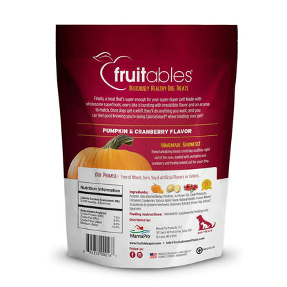 Fruitables Pumpkin And Cranberry Dog Treat