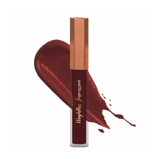 FLiCKA Weightless Impression 08 August - Maroon Matte Finish Liquid Lipstick