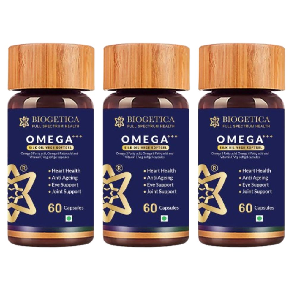 Biogetica Omega+++ Silk Oil Vege Softgel Capsules