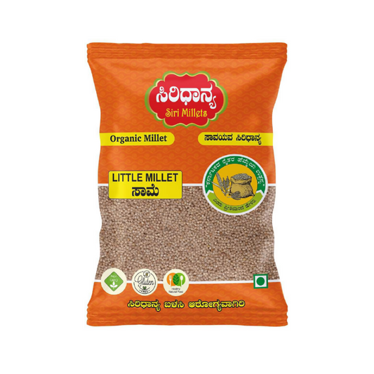 Buy Siri Millets Organic Little Millet - Unpolished and Processed Grains (Saame) from DrMediCart, Ship from India to USA