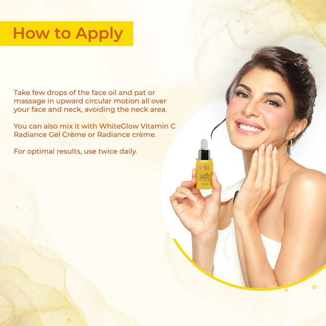 Lotus Herbals WhiteGlow Vitamin C and Gold Radiance Face Oil