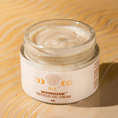 BiE Moongleam Precious Gel Cream+Primer With Gold, Silver & Diamond Dust