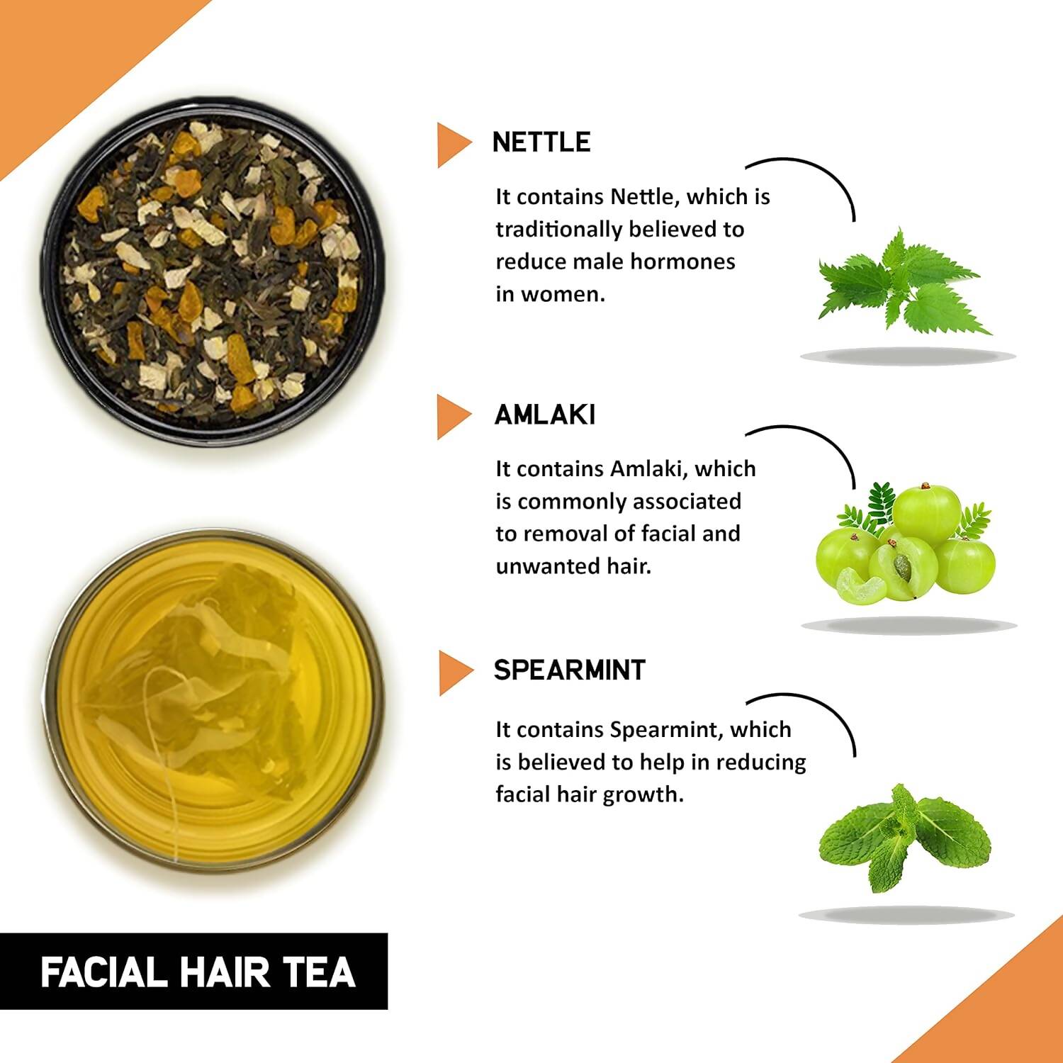 Teacurry Facial Hair Tea Bags - Drmedicart