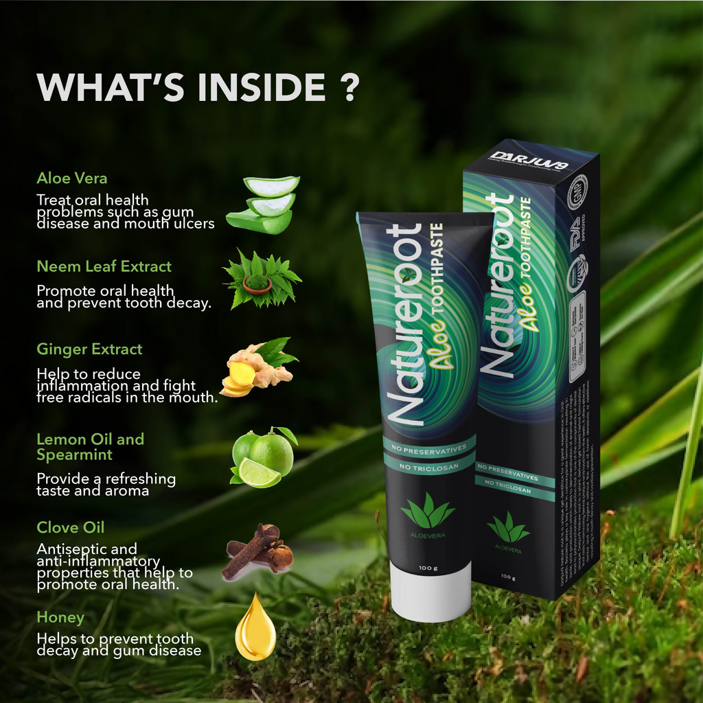 Herbs & Hills Natureroot Aloe Toothpaste