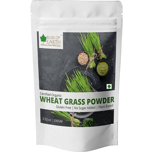 Bliss of Earth Certified Organic Wheat Grass Powder