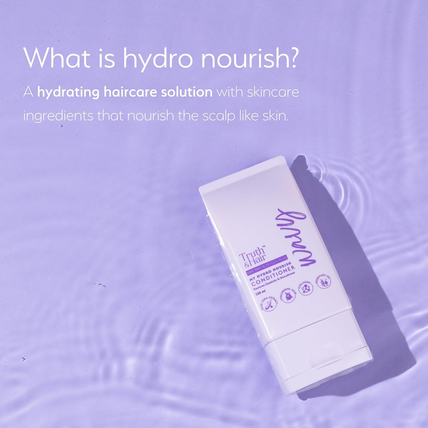 Truth & Hair Hydro Nourish Conditioner For Wavy Hair