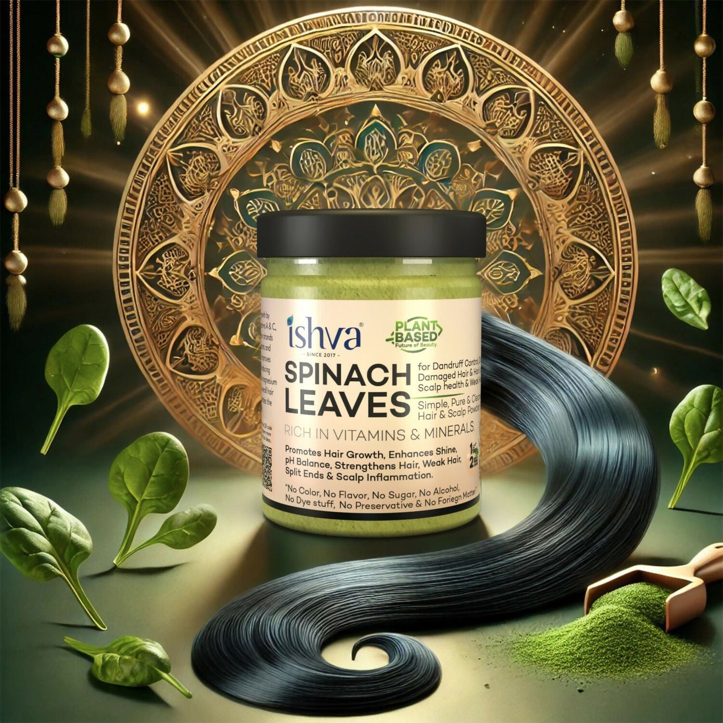 Ishva Spinach Powder For Hair