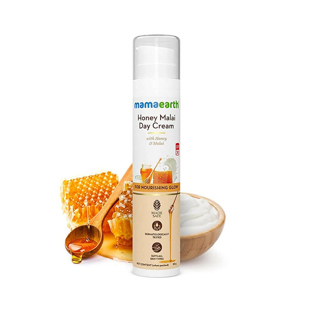 Mamaearth Honey Malai Day Cream for Nourishing Glow - Drmedicart