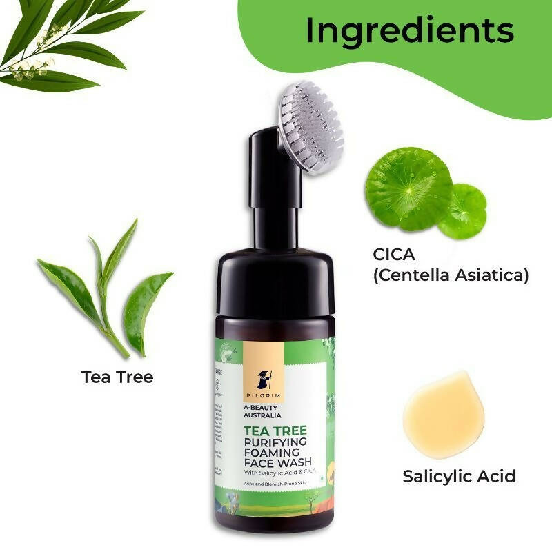 Pilgrim Tea Tree Purifying Foaming Face Wash