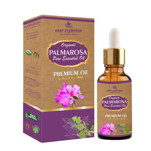 Deep Ayurveda Palmarosa Pure Essential Oil - DrMediCart