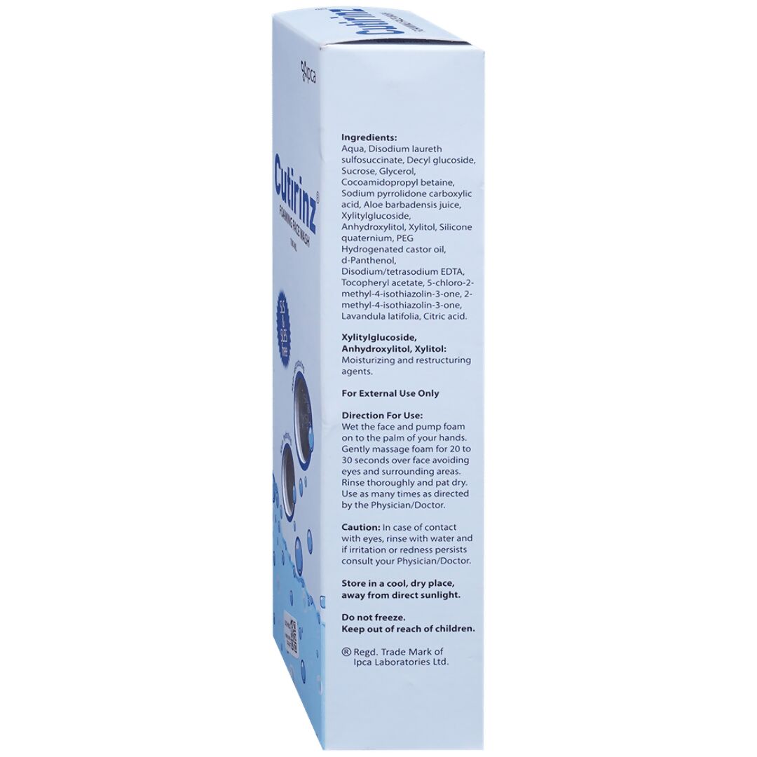 Buy Ipca Cutirinz Foaming Face Wash from DrMediCart, Ship from India to USA