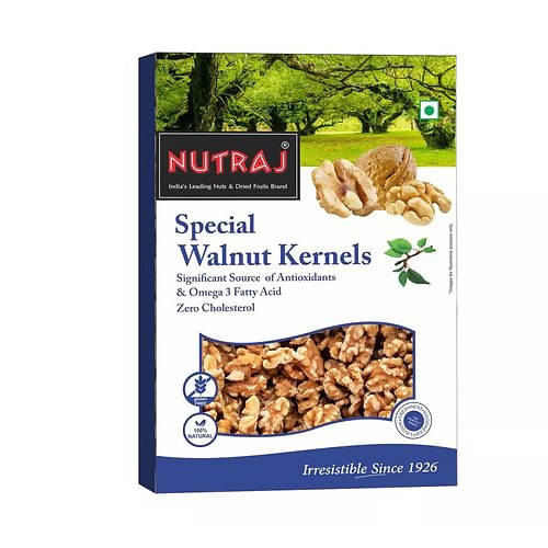 Buy Nutraj Special Walnut Kernels from DrMediCart, Ship from India to USA